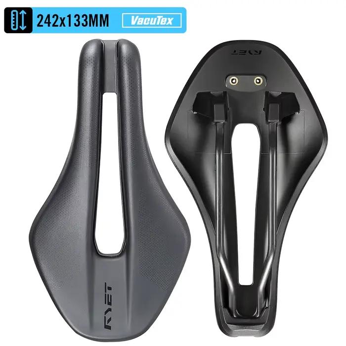 Selle de triathlon 2026 RYET 199g TT01 à nez court, design aérodynamique, coque en nylon renforcé de