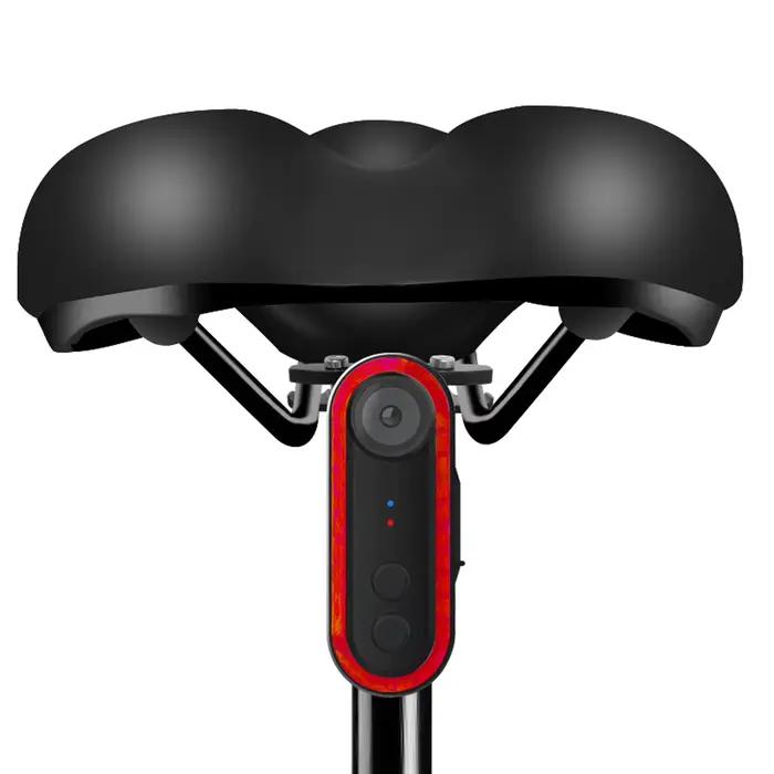 NOUVELLE Caméra de vélo avec feu arrière 1080P HD 150 degrés, interconnexion téléphone, étanche, cam