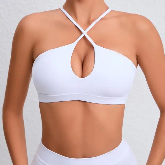 STOUREG beau dos soutien-gorge de sport pour femmes gymnastique Yoga soutien-gorge dos croisé course