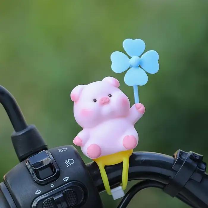 Décorations de guidon de vélo, ornements amusants et durables en PVC pour vélos d'enfants, décoratio