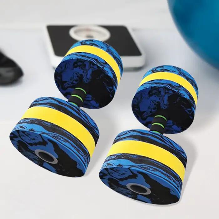 2x haltères aquatiques, outil de fitness, haltères aquatiques portables en mousse pour l'entraînemen