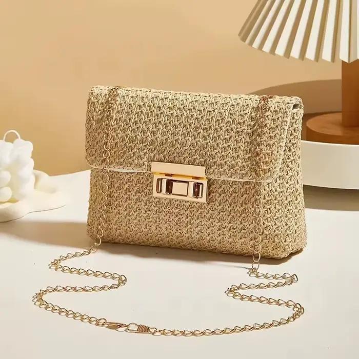 Sac à bandoulière pour femmes, sangle en chaîne, accessoire élégant pour Banquet, sac à bandoulière
