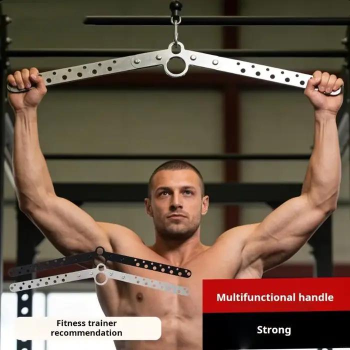 Barre traction haute réglable avec poignée ergonomique