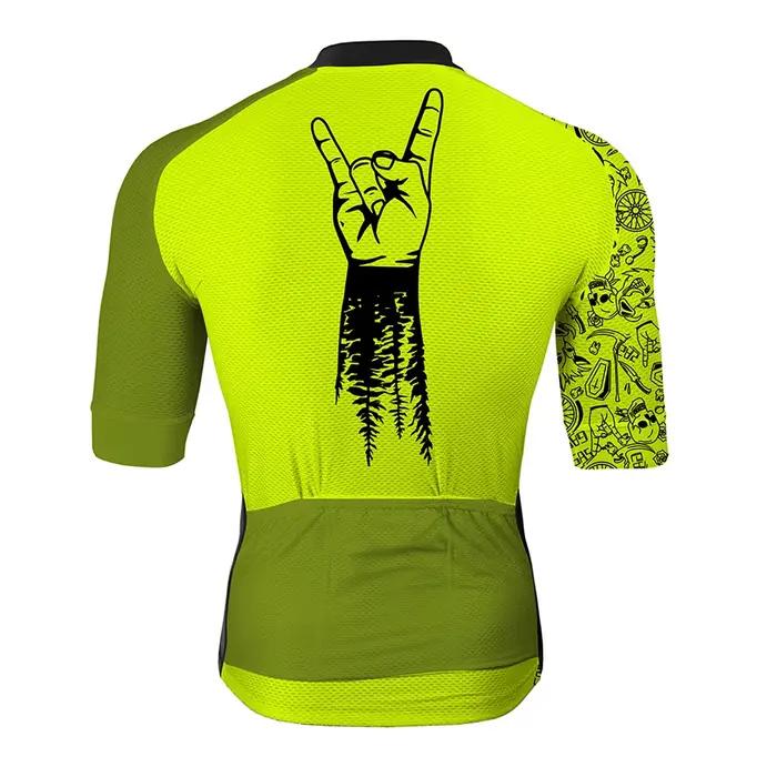 Maillot de cyclisme à manches courtes pour hommes