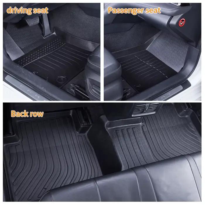 Tapis de Voiture en Caoutchouc Imperméable et Antidérapant, Polymères de Sol en TPE, Accessoires pour BMW 6 ight2018-2022