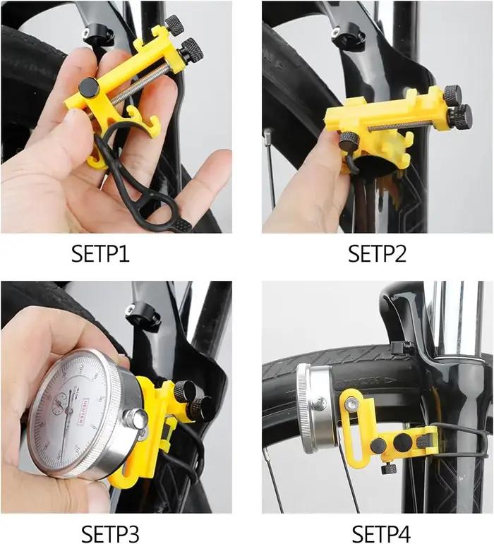 Mini support de réglage de roue de vélo Portable