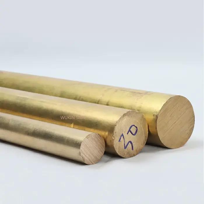 Barre ronde en laiton H59, diamètre 12 mm, 14 mm, 15 mm, 16 mm, 18 mm, 20 mm~50 mm, tige en laiton massif