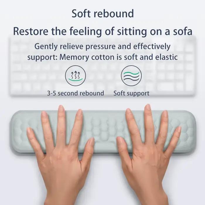 Clavier souris repose-poignet coussin mousse à mémoire de forme repose-main Support ergonomique poignet coussin coussin mousse à mémoire de forme pour ordinateurs portables