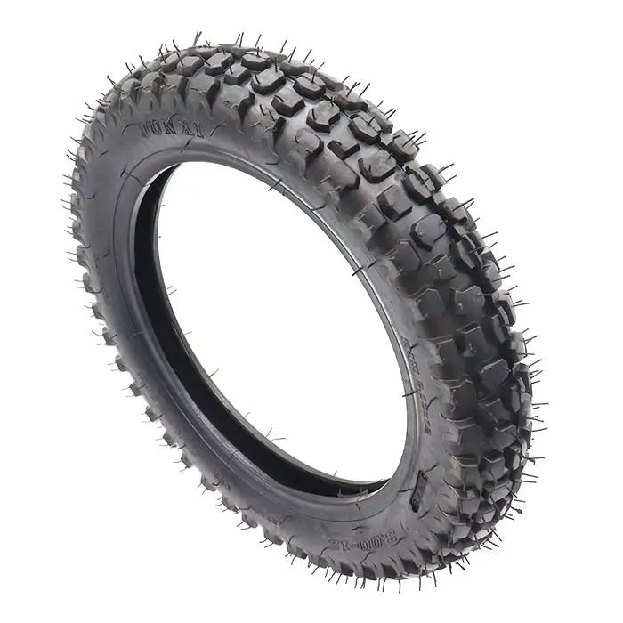 Pneu et chambre à air de haute qualité 3.00-12 pouces, pneu de 12 pouces pour moto tout-terrain, motocross, dirt bike