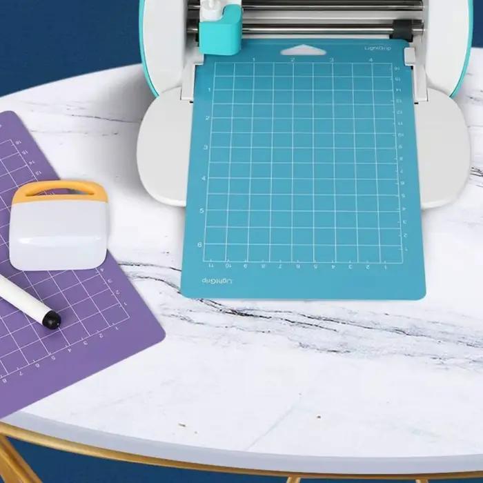 Tapis de découpe pour Cricut Joy (4,5 x 6,5 pouces), ensemble de tapis découpés carrés flexibles antidérapants et adhésifs pour vinyle, artisanat, matelassage