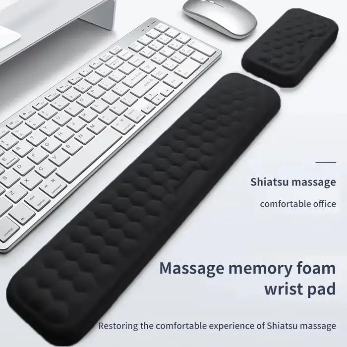 Clavier souris repose-poignet coussin mousse à mémoire de forme repose-main Support ergonomique poignet coussin coussin mousse à mémoire de forme pour ordinateurs portables