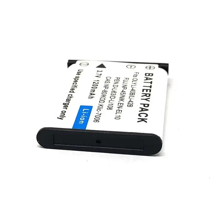 EN-EL10 Li-42B Li-40B FNP-45 A D-Li63 D-Li108 CNP-80 Chargeur de Batterie KLIC-7006 pour Nikon OLYMPUS FUJIFILM Pentax mol Kodak