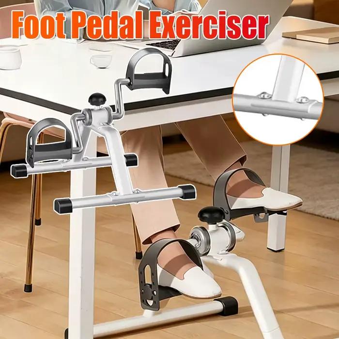 Mini vélo d'exercice pliable pour les bras et les jambes avec résistance réglable