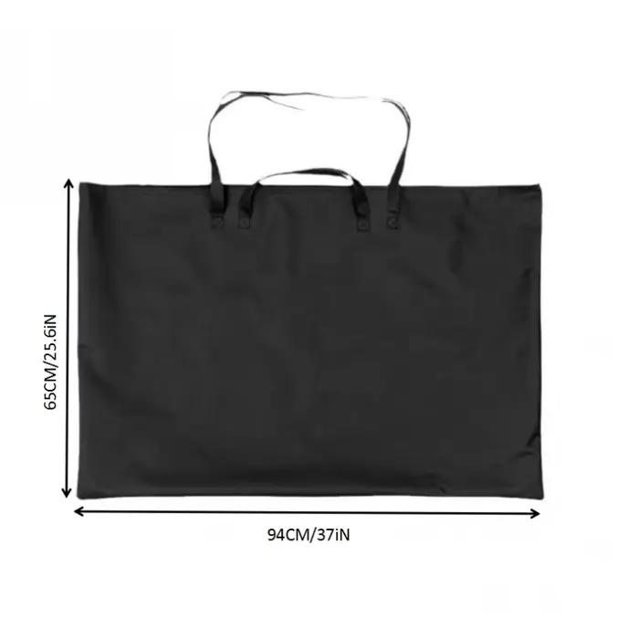 Ensemble de sacs de planche à dessin, sac d'art pliable pour planches à dessin d'ingénierie et d'architecture, sac à bandoulière demi-plié