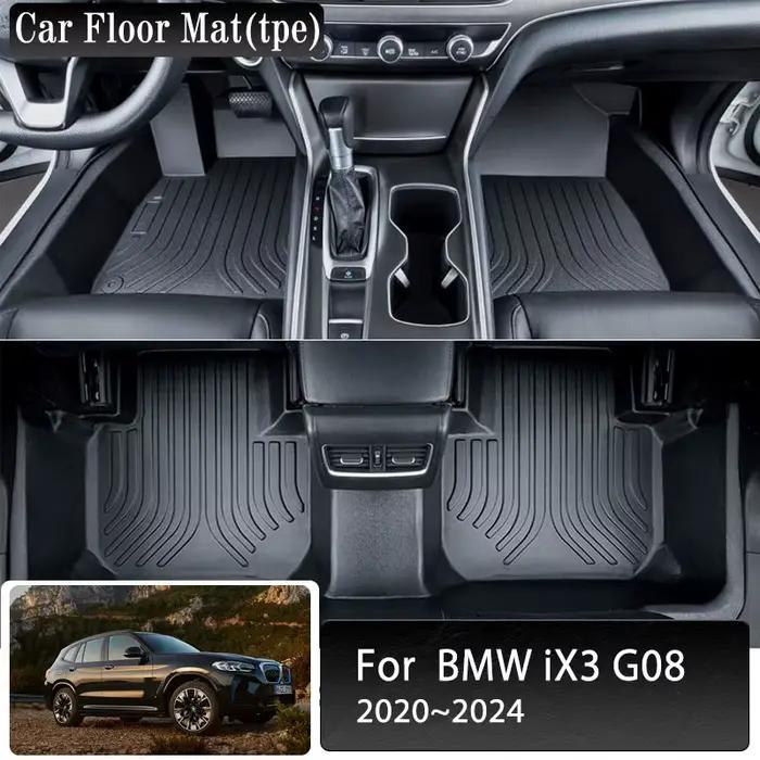 Tapis de sol de voiture pour BMW ibery G08, 2020, 2021, 2022, 2023, 2024, repose-pieds imperméables, tapis de coffre en TPE, tapis LHD, accessoires automobiles