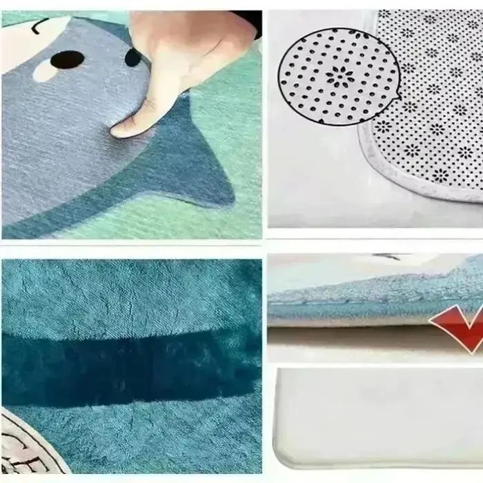 Tapis de jeu de circulation pour enfants, tapis de carte de route, tapis éducatif pour la maison d'âge préscolaire, salle de jeux, décoration de la maison, conception de numéros d'animaux de Zoo