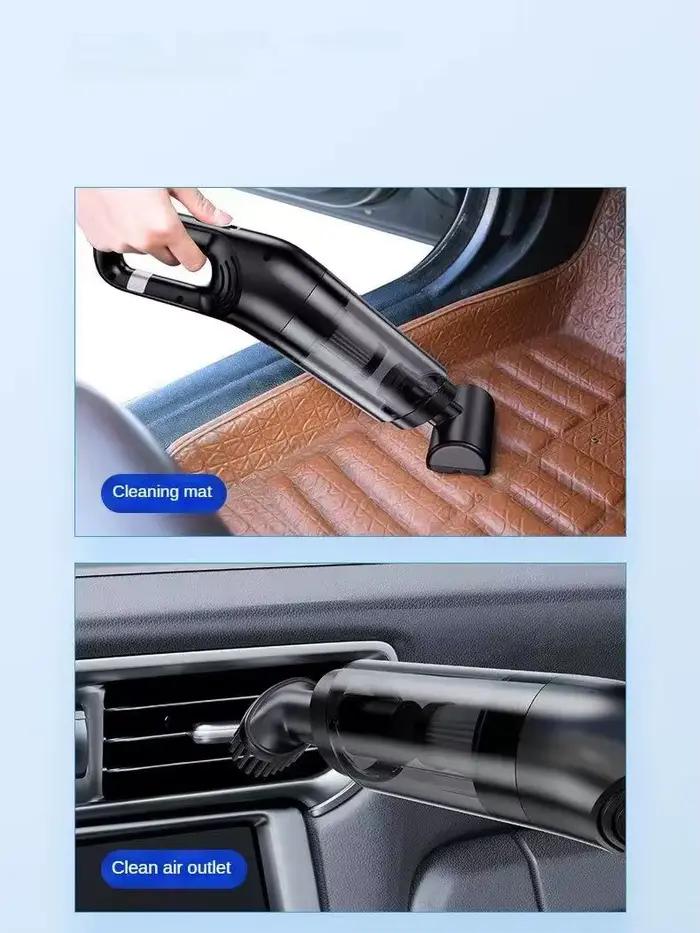 Aspirateur de voiture portatif à haute aspiration, outil de nettoyage à Absorption d'eau domestique à double usage pour l'intérieur automobile