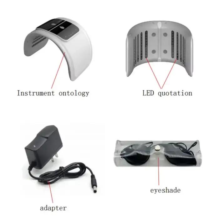 Équipement de masque facial à LED pour les soins de la peau, machine de beauté pour le visage et le corps, appareil de spa léger pour le soin de la peau, nouveau document, 7 en 1