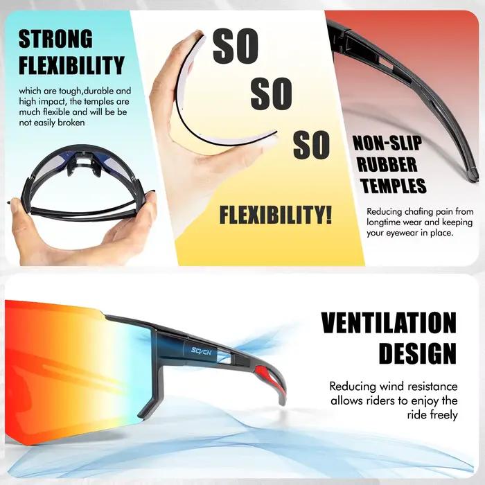 SCVCN nouvelles lunettes de soleil de cyclisme en plein air hommes