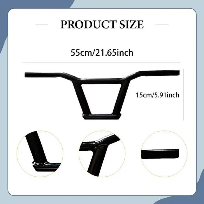 Guidon de vélo ergonomique léger facile à installer remplacement élégant pour vélos de route