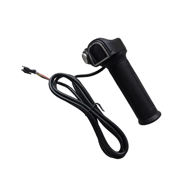Poignée d'accélération rotative 48V avec poignées en caoutchouc pour vélo électrique Engwe T14