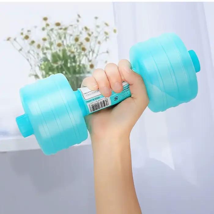 Haltères de fitness aérobique multi-usages à injection d'eau pour la force des bras