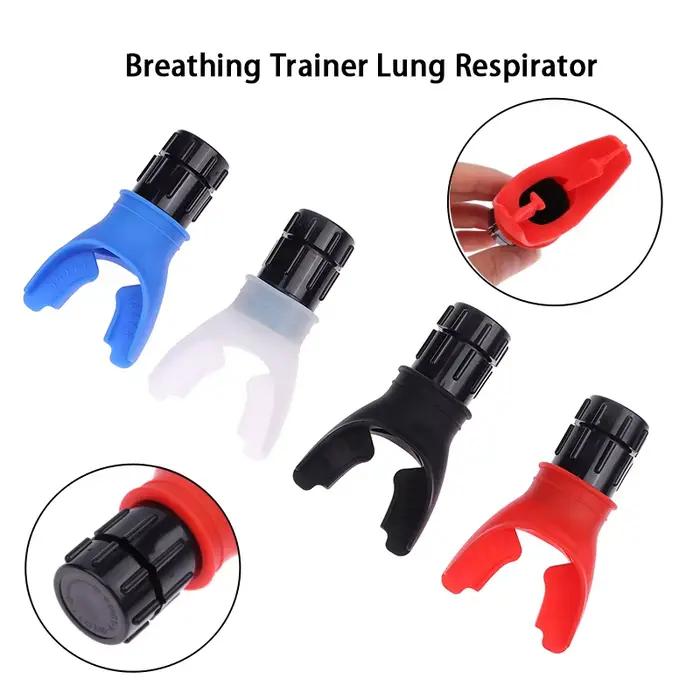 Entraîneur respiratoire respirateur pulmonaire équipement de Fitness Silicone