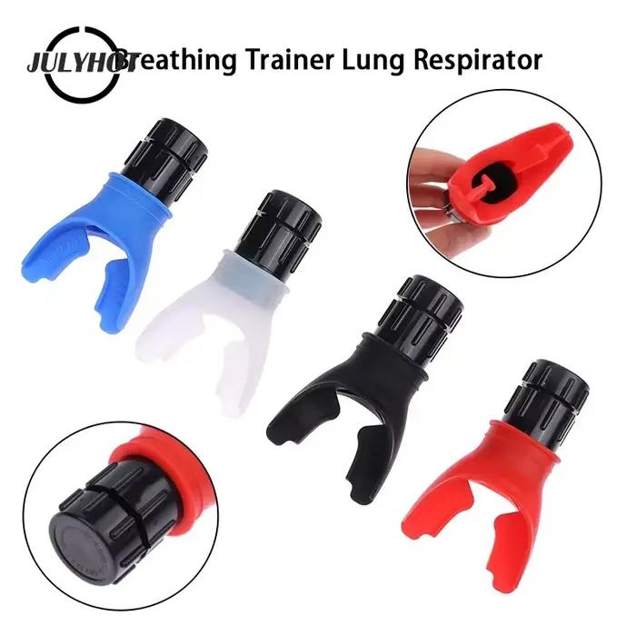 Entraîneur respiratoire respirateur pulmonaire équipement de Fitness Silicone