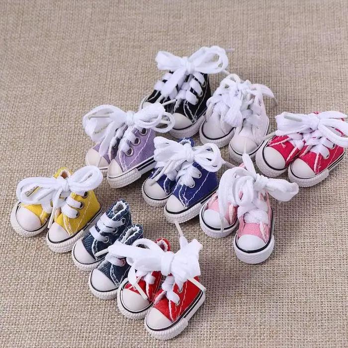 Accessoires fille jouet baskets chaussures 3.5CM chaussures décontractées Mini chaussures BJD poupées chaussures poupée chaussures poupée toile chaussures Blyth chaussures