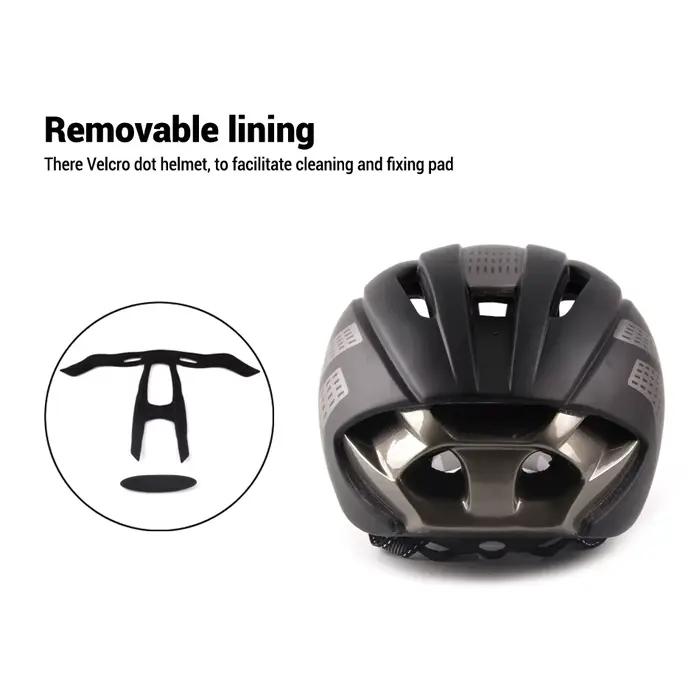 Casque Aero TT crémaillère casques de vélo pour femmes hommes lunettes course