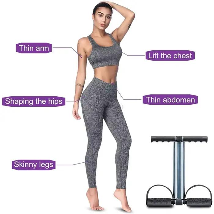 Bande de résistance de pédale de corde de traction d'assise élastique équipement de tondeuse de ventre de cordon de serrage de ressort puissant pour la musculation de gymnase à la maison