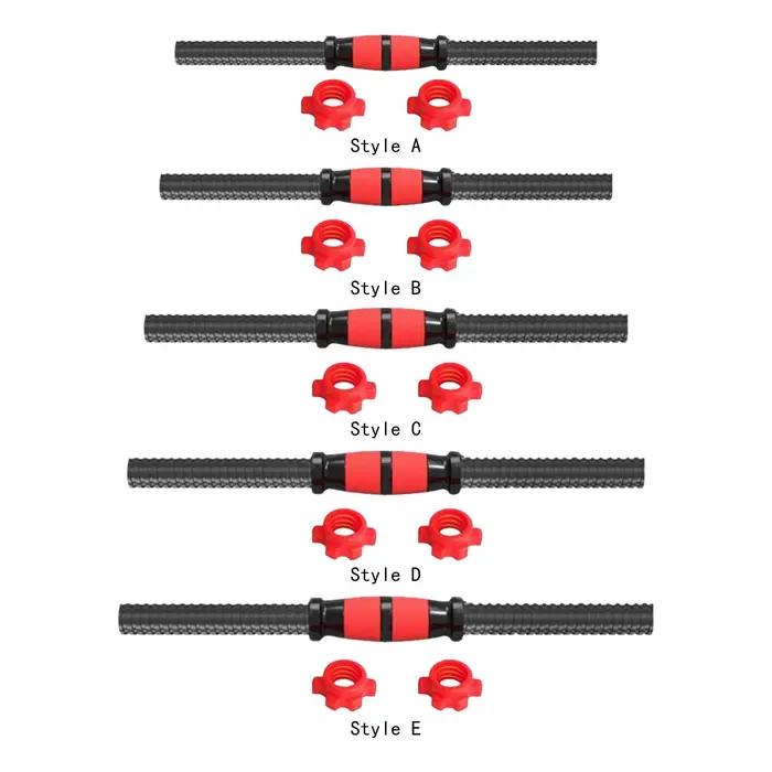 Haltères tige réglable Portable haltère levage facile à installer ensemble d'haltères