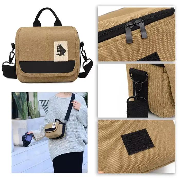 Sac pour appareil photo DSLR, pour Canon EOS R10 R50 R100 R7 RP 250D 200D M200 M50 M6 SX70 SX60 Nikon ZFC Z50 Z30 Z5 D3500 B700 B600 P530 P610