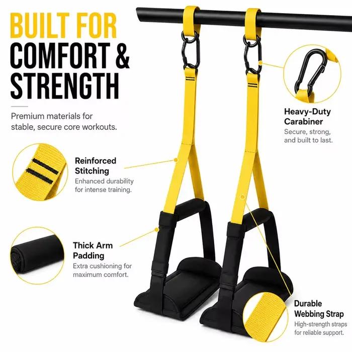 Sangles Abdominales Suspendues pour Barre de Traction