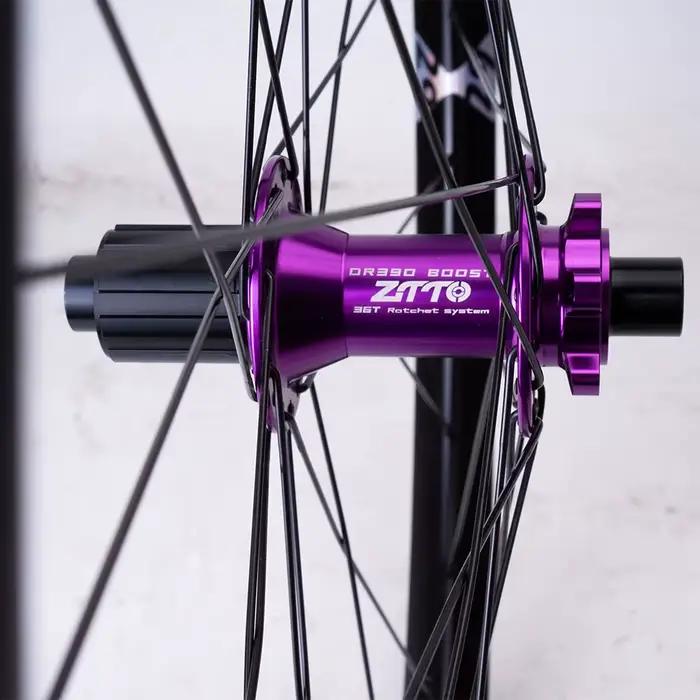 ZTTO vtt étoile roue de vélo à cliquet AM Enduro 29 27.5 35mm de large 148 Boost Hub 142 à axe traversant 135 QR jante
