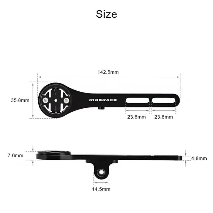 Support d'ordinateur de vélo en alliage d'aluminium pour Garmin GPS Gopro