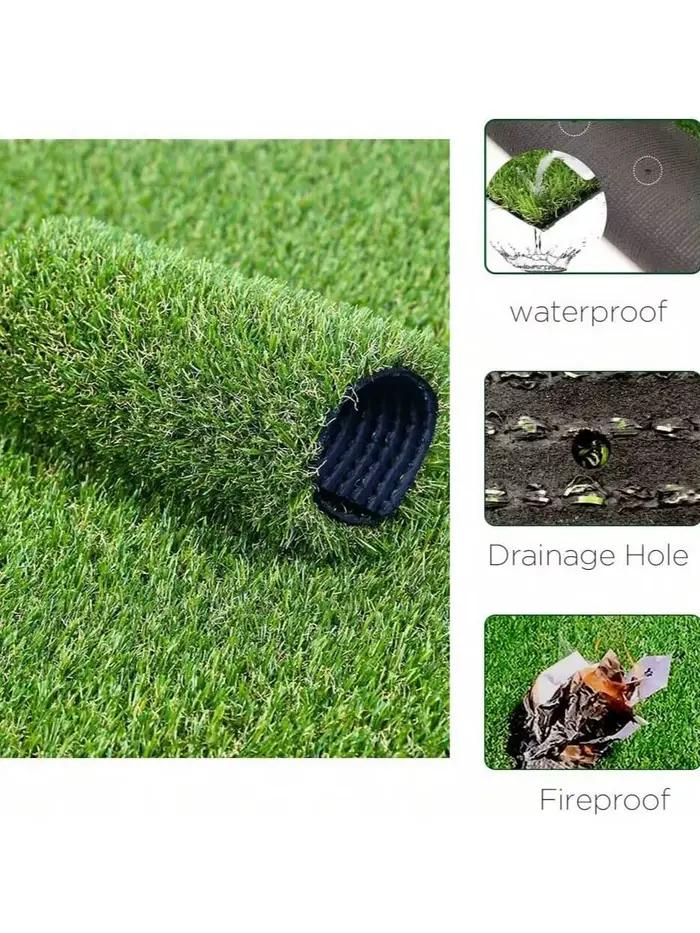 Tapis de tapis de gazon synthétique artificiel intérieur et extérieur de 1/2/3/4/5 mètres, tapis de gazon artificiel artificiel, tapis de sol de mariage,