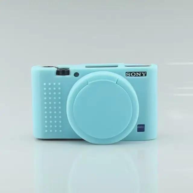 Étui souple pour appareil photo Sony RX100 III IV V VI RX100 VII ZV1 ZV-E10, housse de protection en caoutchouc, cadre de protection de caméra
