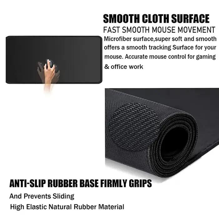 Tapis de souris personnalisé, grand tapis de jeu XXL, pour clavier d'ordinateur de bureau, Logo/Photo/Amine, Long tapis de bureau en caoutchouc