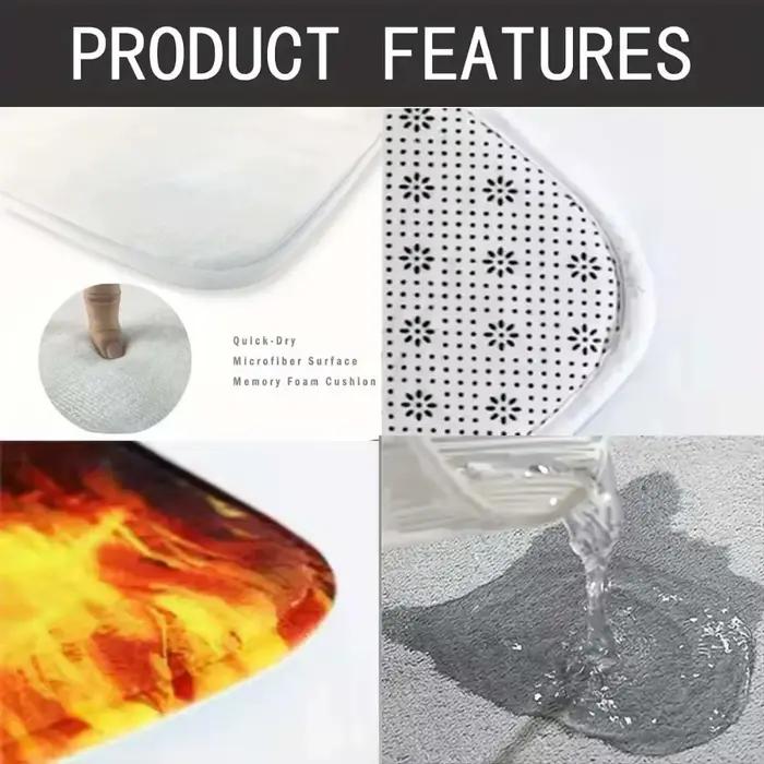 Tapis à carreaux noir et blanc, tapis de sol crème simple pour salon et chambre, tapis de décoration d'intérieur pour chevet