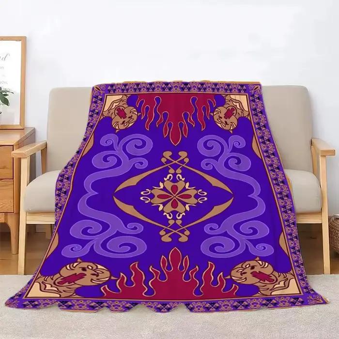 Couverture classique à imprimé tapis magique Aladdin