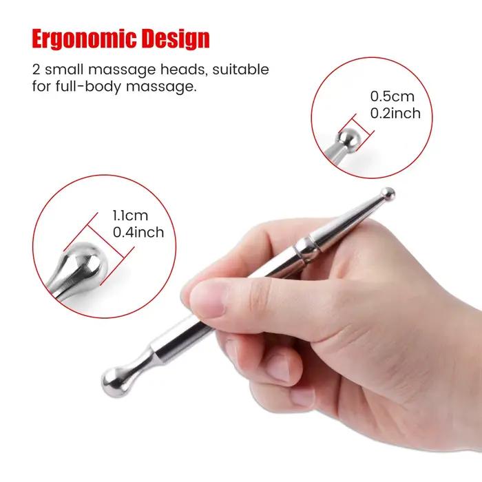 Stylo d'acupuncture en acier inoxydable