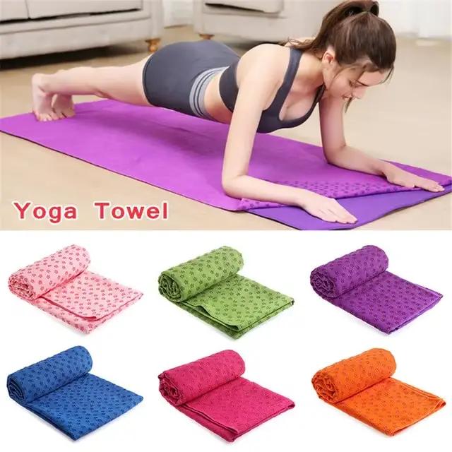 Serviette antidérapante pour le yoga et le Pilates
