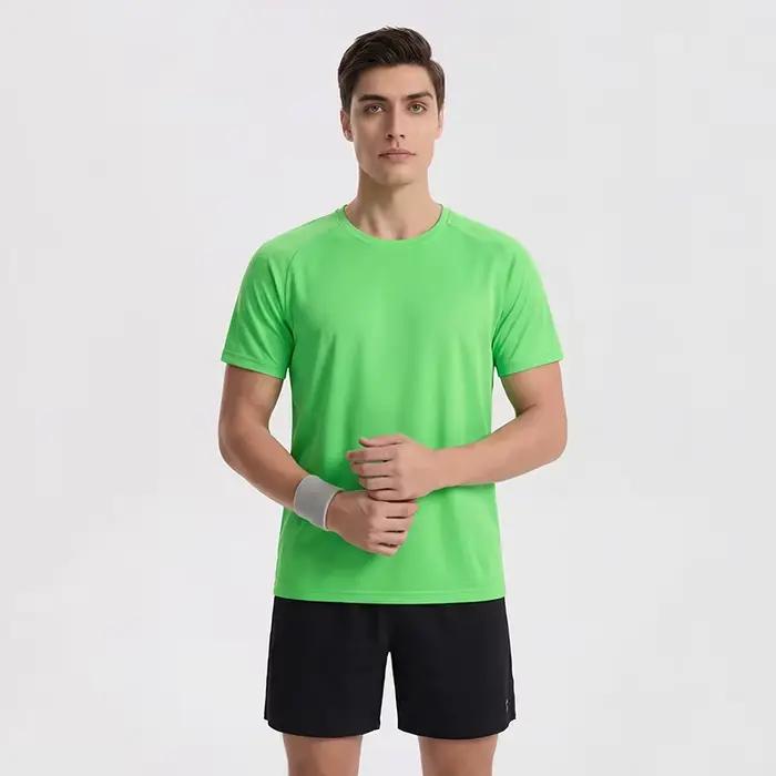 Haute qualité hommes respirant séchage rapide course sport fitness