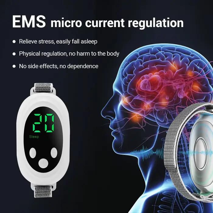 Deux modes, 20 niveaux d'intensité, appareil de sommeil intelligent, soulagement de l'anxiété, sommeil neurologique, insomnie et appareil apaisant,