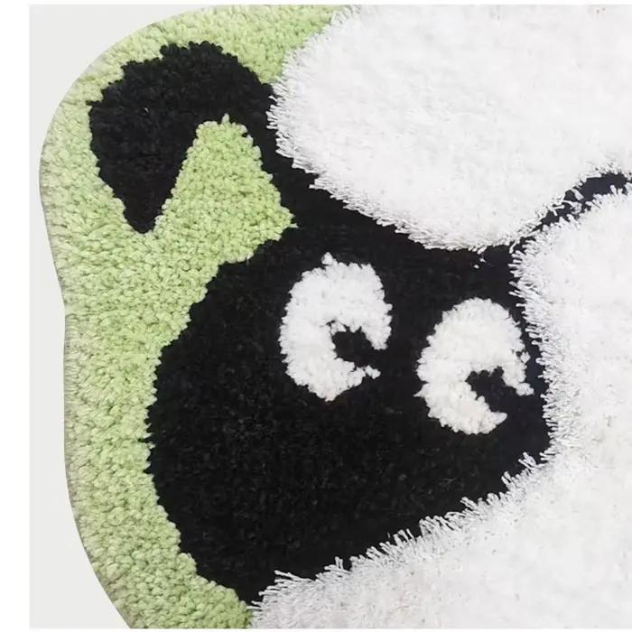 Tapis de guérison mignon pour animaux de compagnie, mouton 5D pour enfants, salon, Imitation cachemire, couverture de chevet, tapis de porte, tapis de sol