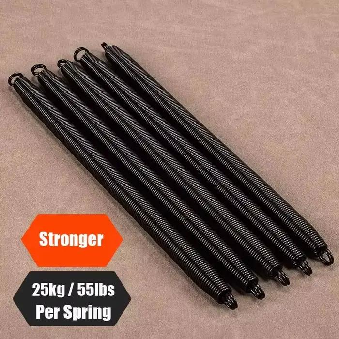 Extenseur de poitrine réglable Max 175 kg / 386 lb avec 7 ressorts pour entraînement de musculation