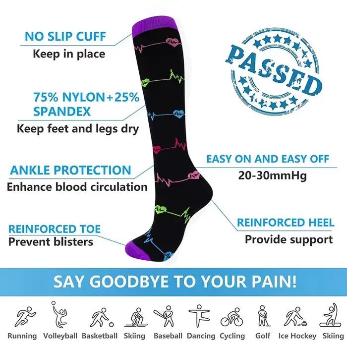 Chaussettes de Compression pour femmes et hommes