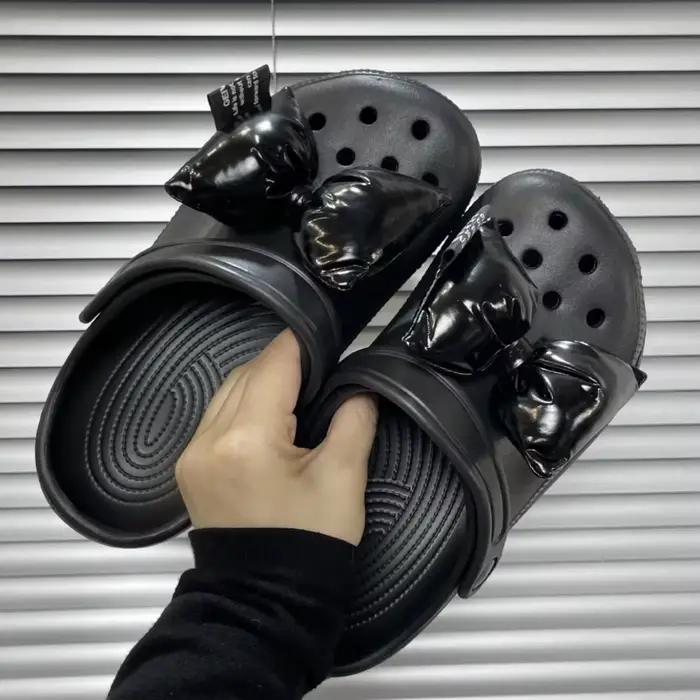 Breloques de chaussures à nœud adorables, 2 pièces, brillantes, bricolage, décorations de mode pour chaussures, accessoires mignons pour élever votre Style de chaussures
