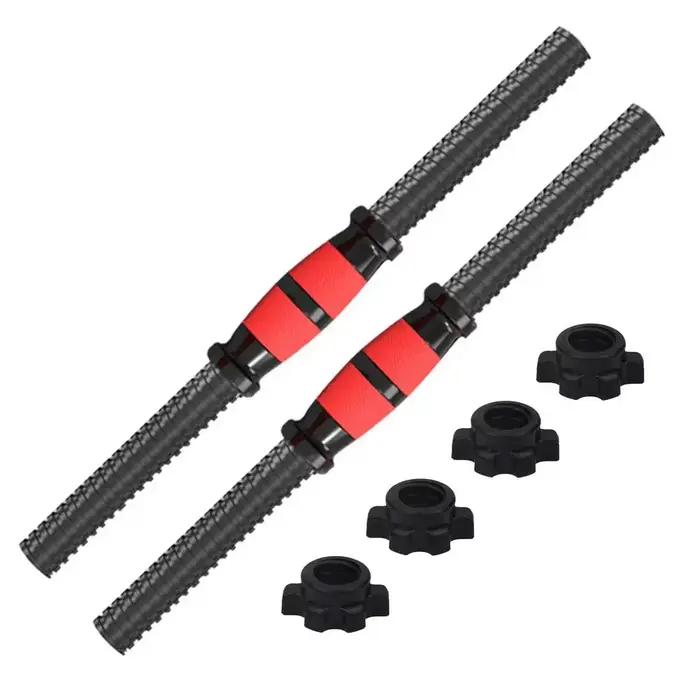 Barres d'haltères coordonnantes standard avec colliers Spinlock